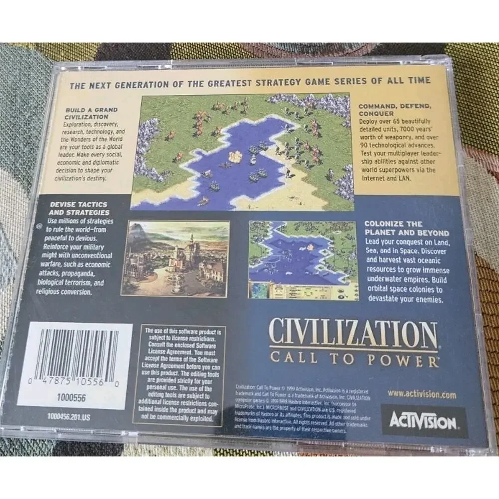 Civilization: Call to Power (PC CD-ROM, 1999, Activision, Game Only)
